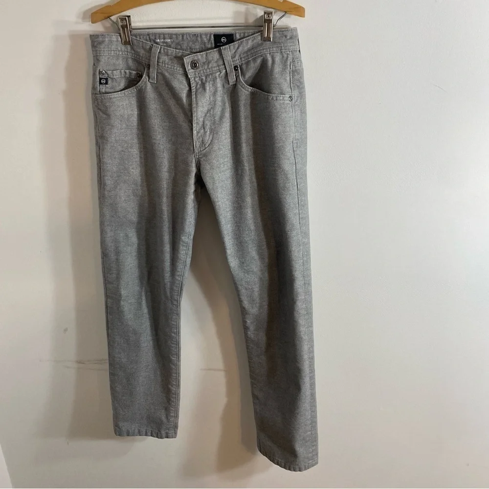 Adriano Goldschmied AG Gray The Graduate Tailored Leg Jeans 31x34